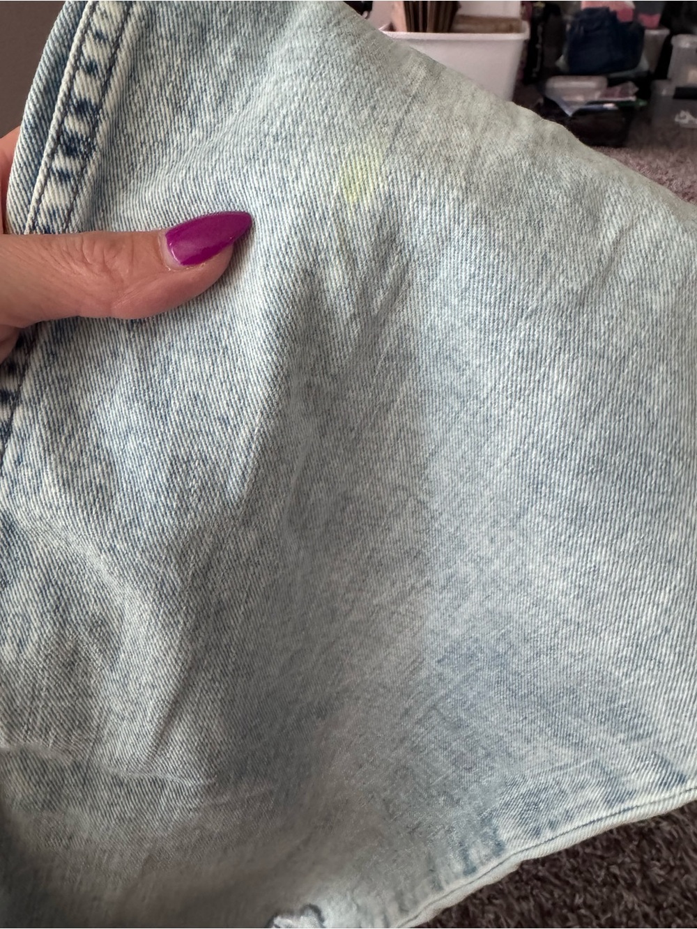 Rag & Bone Andi High-Rise Ankle Wide Leg Cecilia Light Blue Jeans 24 - Picture 14 of 14